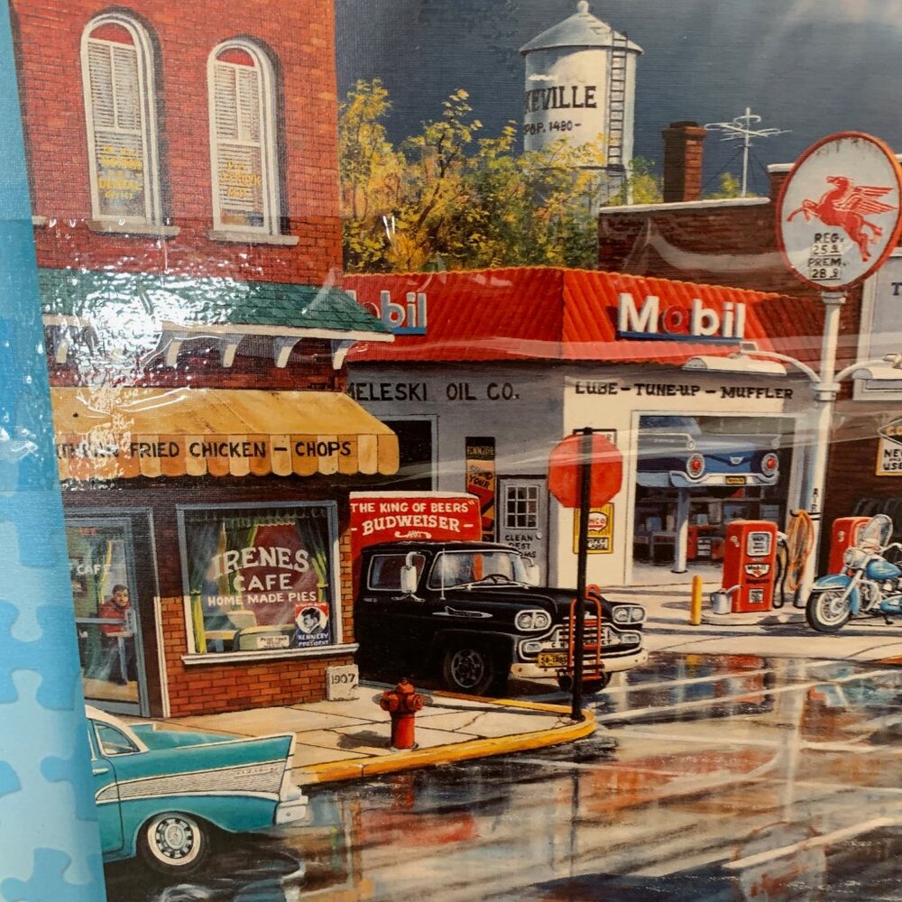 "REFLECTIONS OF MAIN STREET" 1500 PIECE PUZZLE - Picture 2 of 5